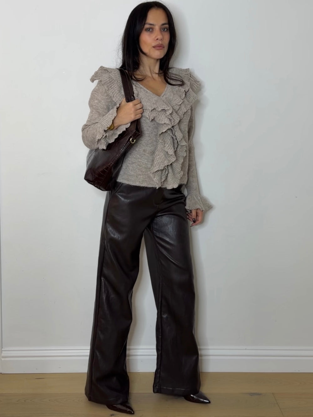 FRILL KNIT OAT