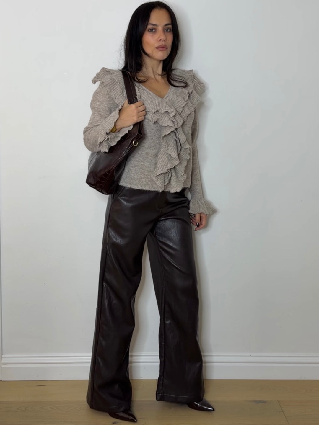 VL TAILORED TROUSERS BROWN