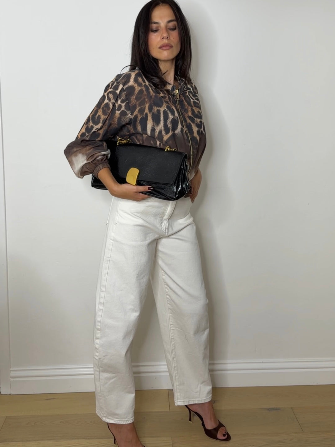 SHEER LEOPARD BOMBER