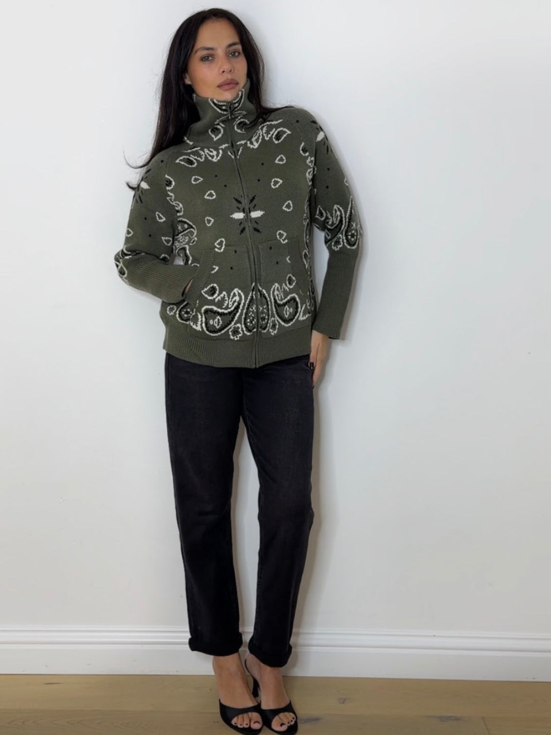 BANDANA ZIP BOMBER