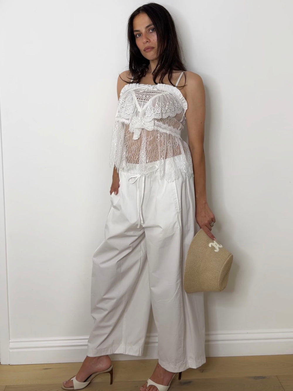 LACE CROCHET CAMI