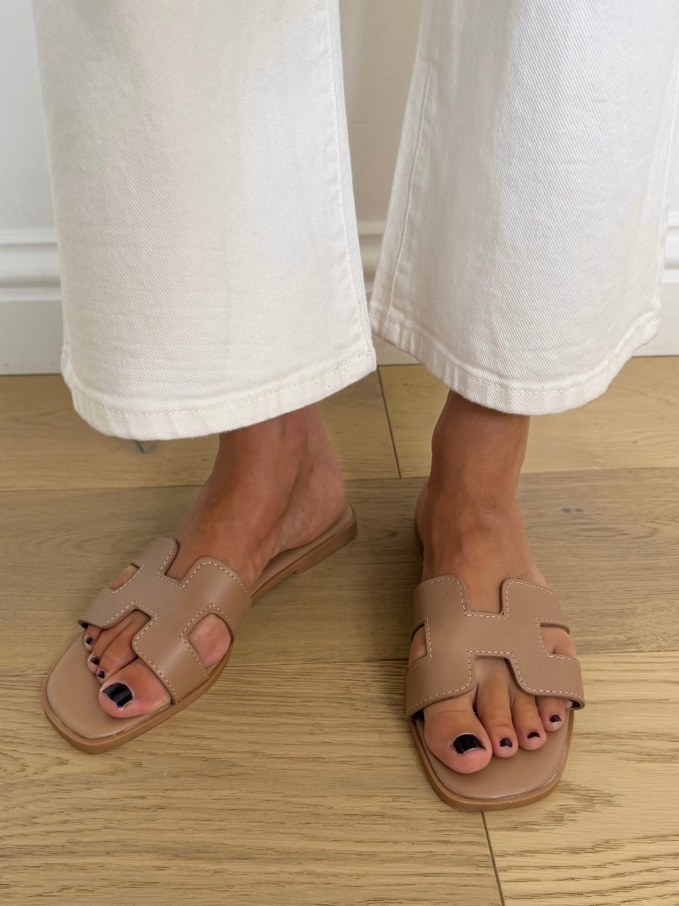 H SLIDE BEIGE