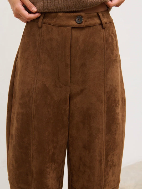 AMI BARREL LEG TROUSER