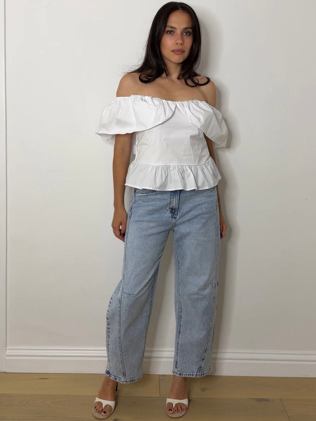 POPLIN BARDOT WHITE