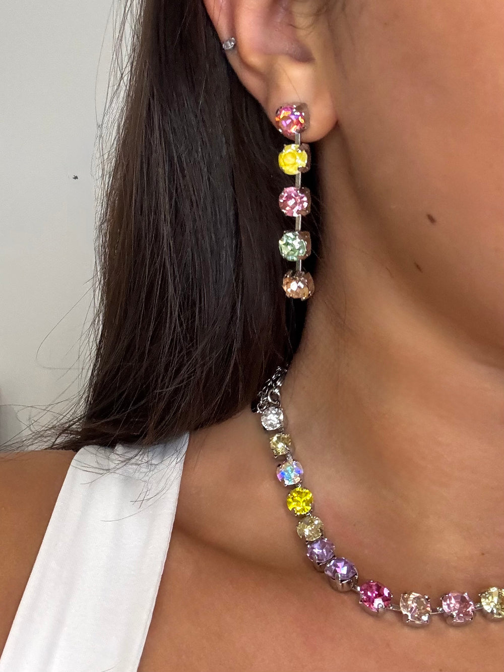 CRYSTAL DROP EARRING