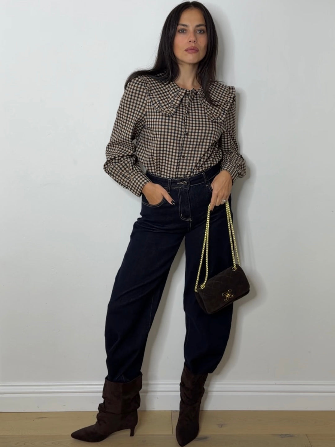 BARREL DENIM JEANS INDIGO