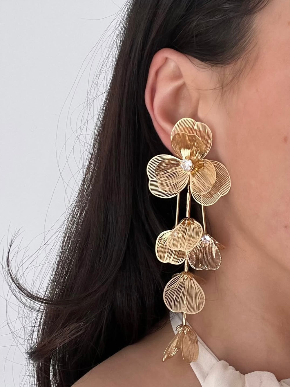 FILIGREE DROP EARRING GOLD