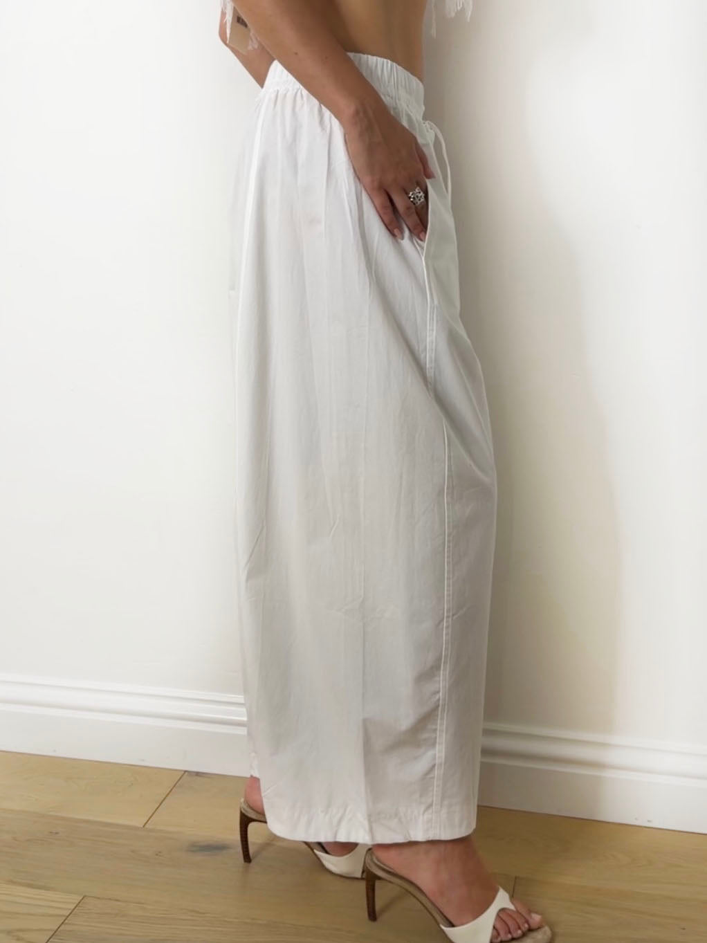 COTTON BARREL WHITE