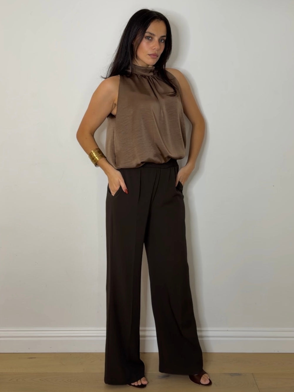 SATIN BUBBLE TOP COFFEE