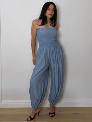 BALLOON JUMPSUIT BLUE
