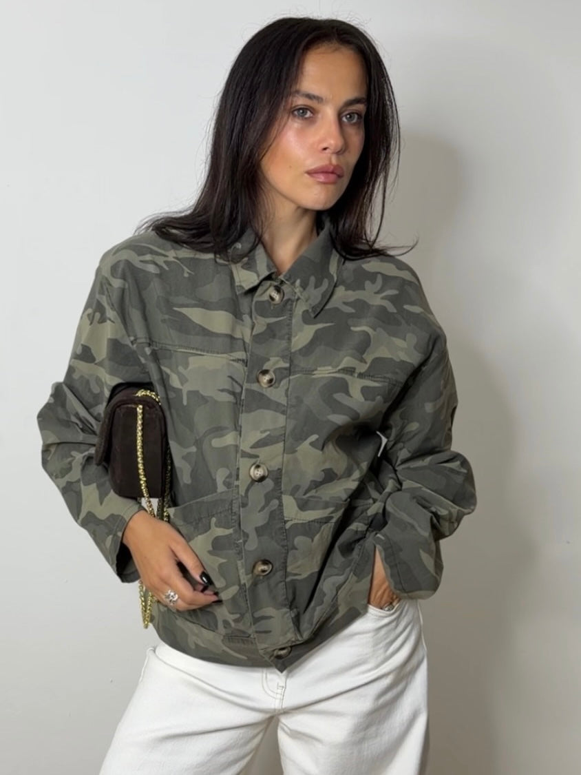 WASHED CAMO SHIRT
