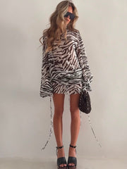 ZEBRA MINI DRESS