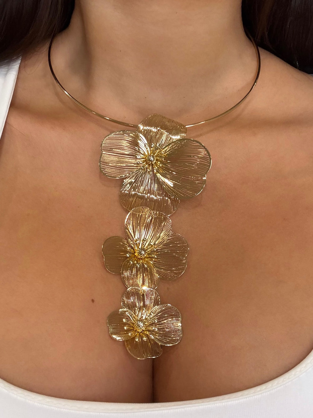FILIGREE FLOWER CHOKER