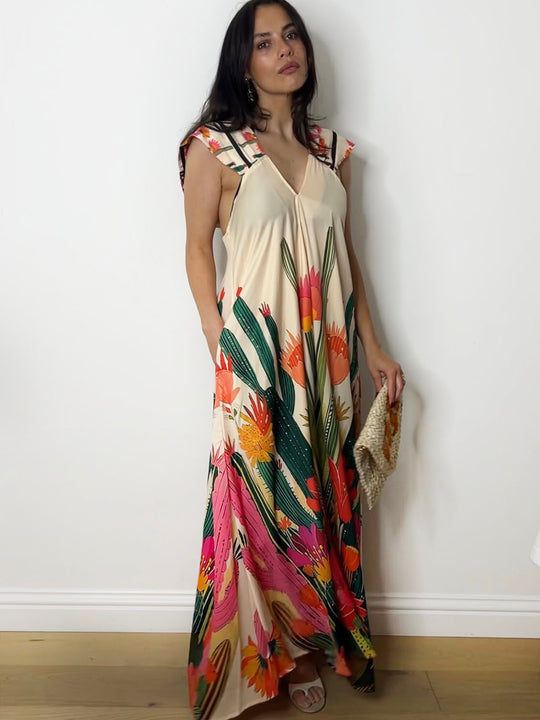 RIO PRINTED MAXI DRESS