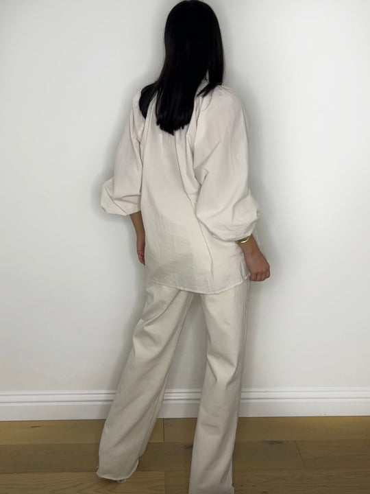 SMILE PALM BEAD BLOUSE