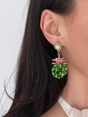 PINEAPPLE GEM EARRING
