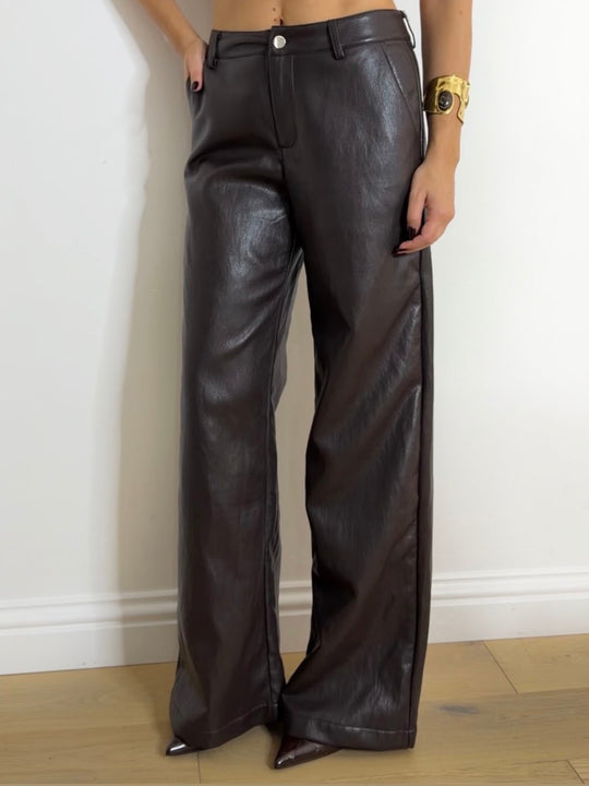 VL TAILORED TROUSERS BROWN