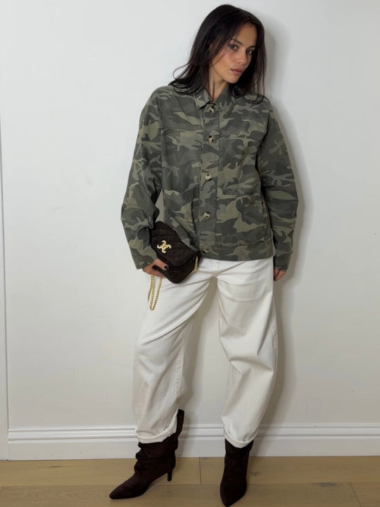 WASHED CAMO SHIRT