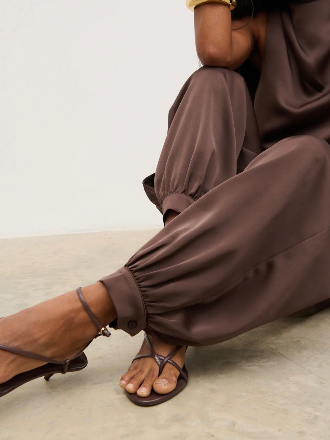 BREYA BALLOON TROUSER CHOC