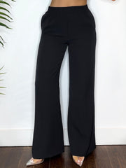 CREPE PALAZZO BLACK
