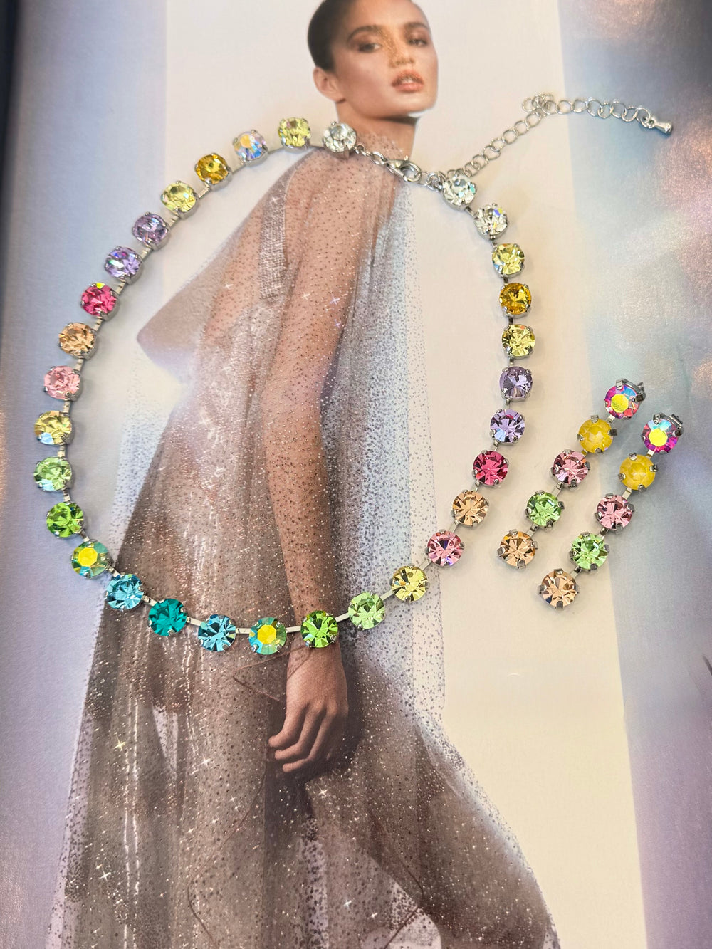 CRYSTAL DROP EARRING