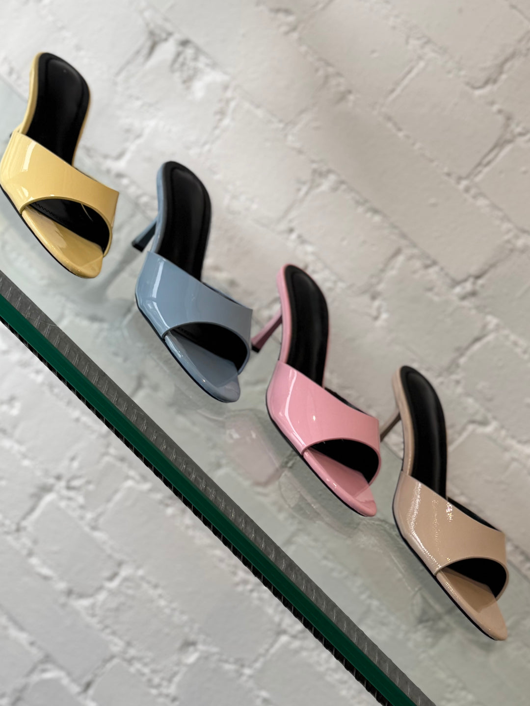 KITTEN HEEL MULE PINK