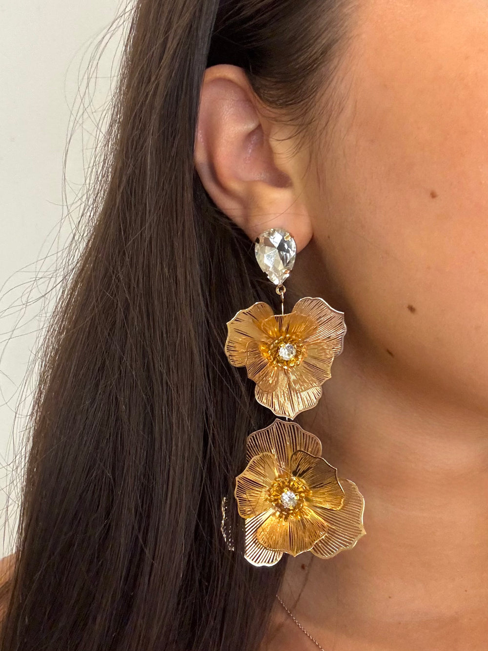 FILIGREE DROP EARRING GOLD