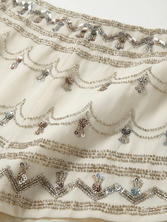 SEQUIN BEAD SHORT