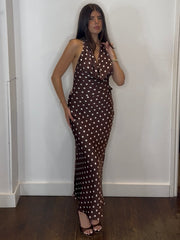 VIVIAN SPOT MAXI DRESS