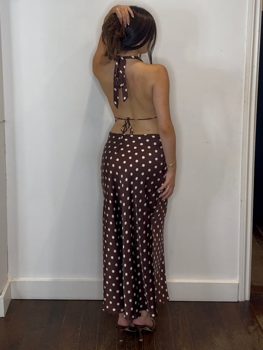 VIVIAN SPOT MAXI DRESS