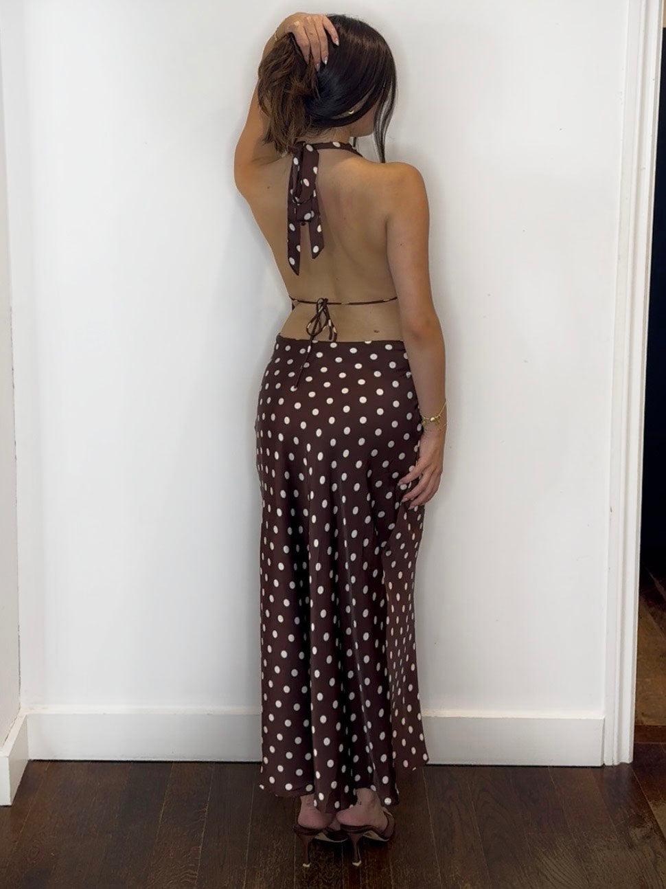 VIVIAN SPOT MAXI DRESS