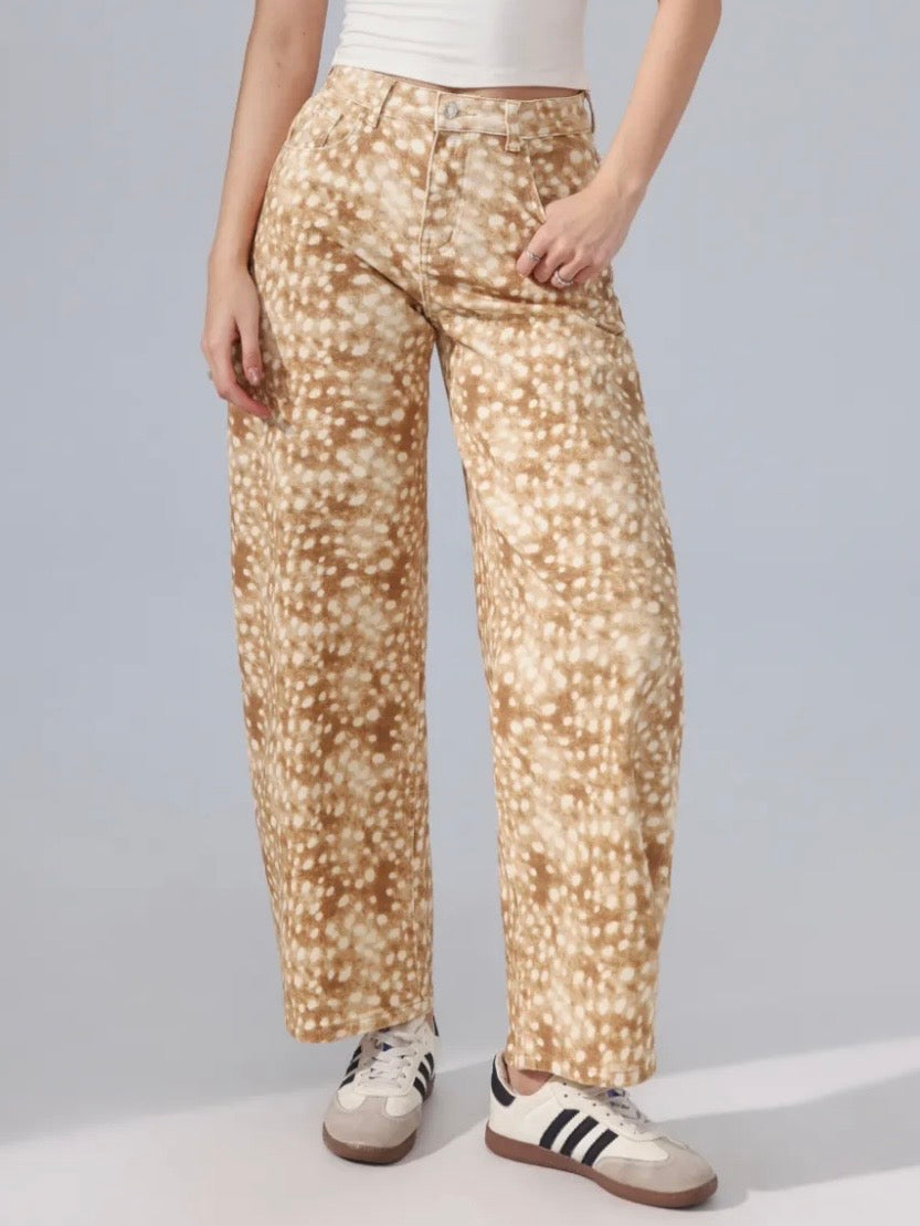 BARREL JEANS DEER