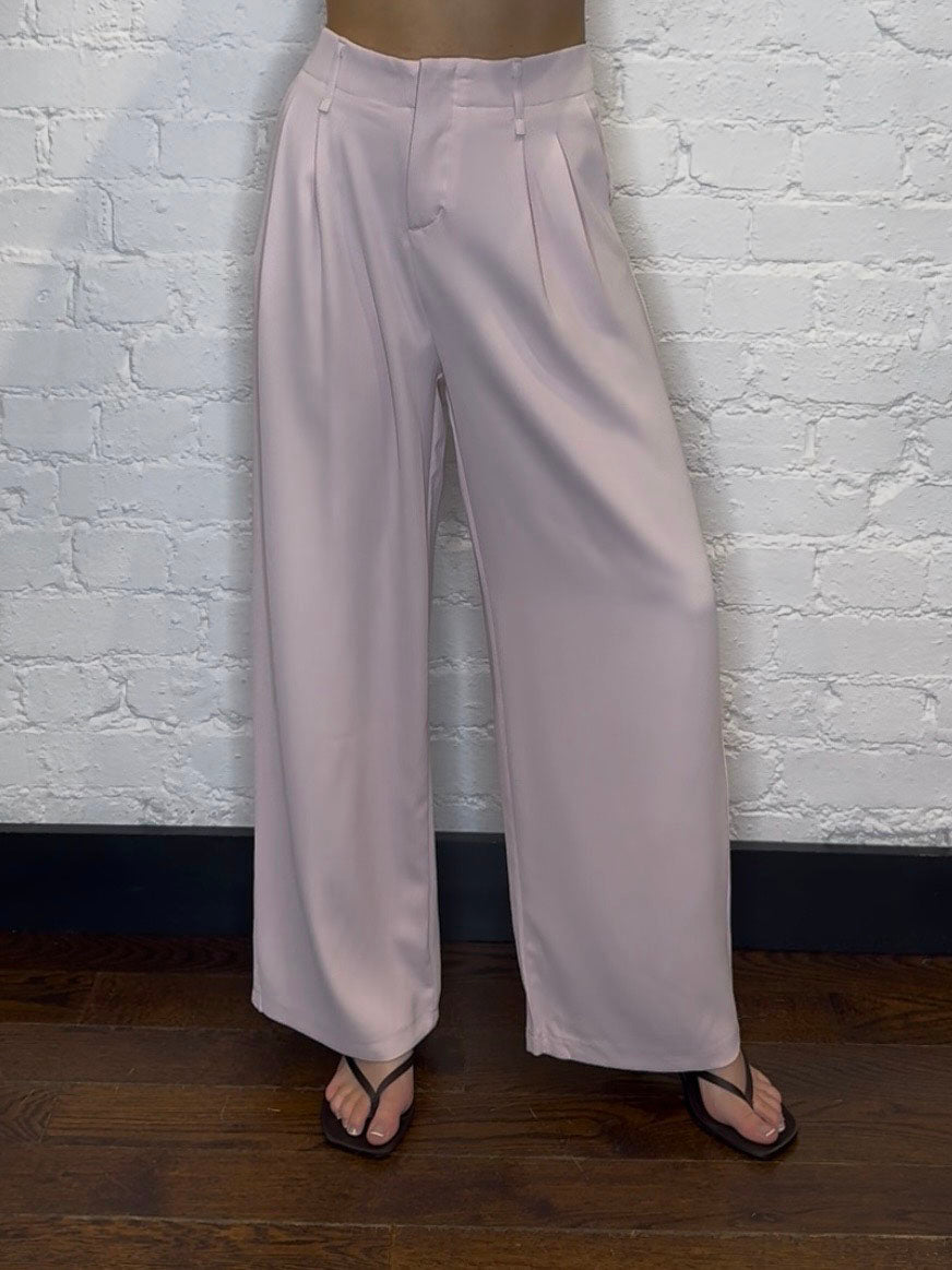 PLEAT FRONT PALAZZO ROSE