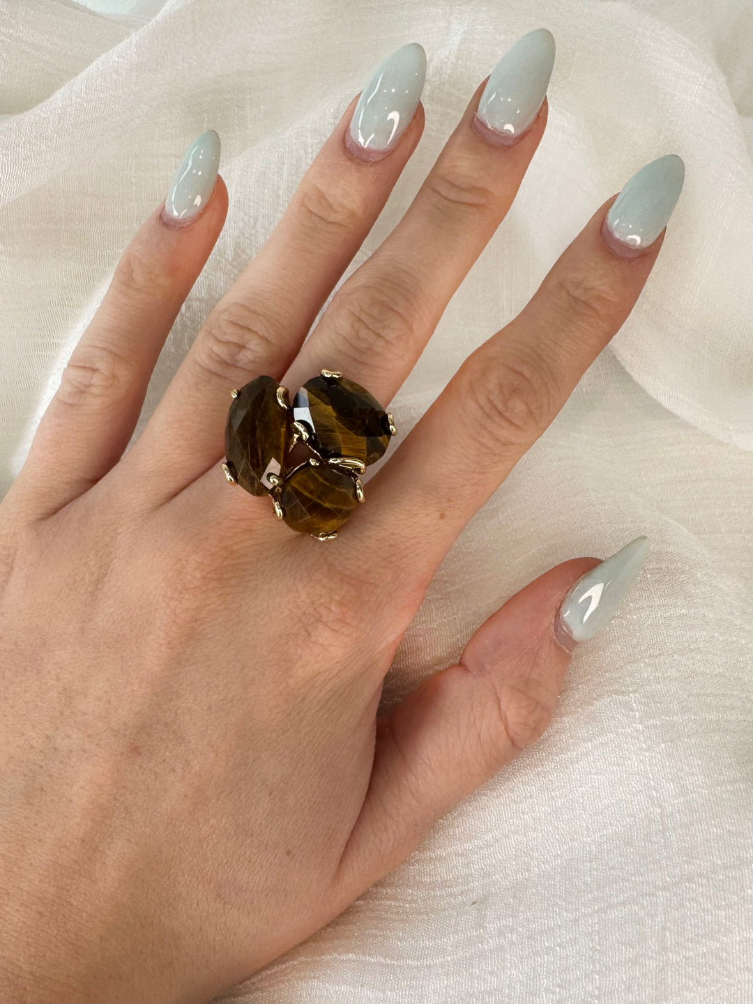 TRIPLE GEM RING T&