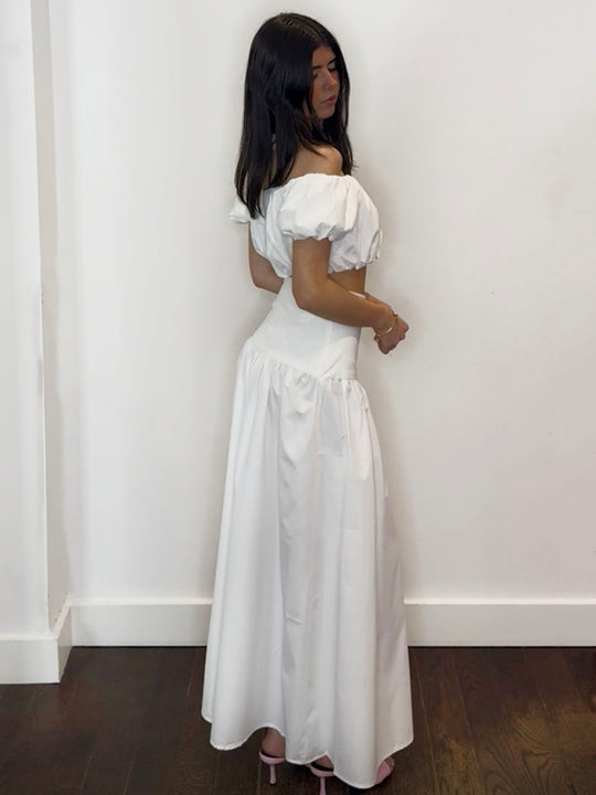 ELOISE MAXI SKIRT WHITE