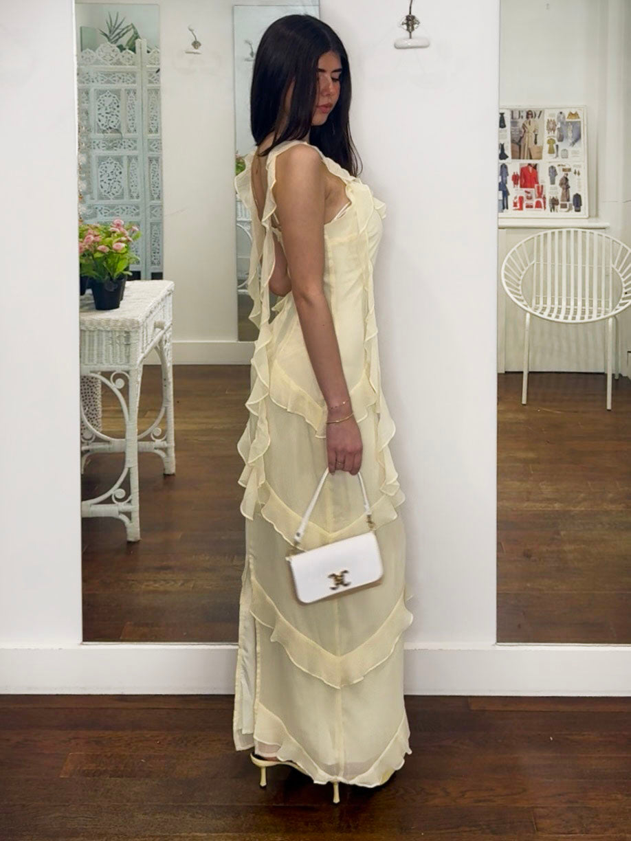RUE RUFFLE MAXI DRESS