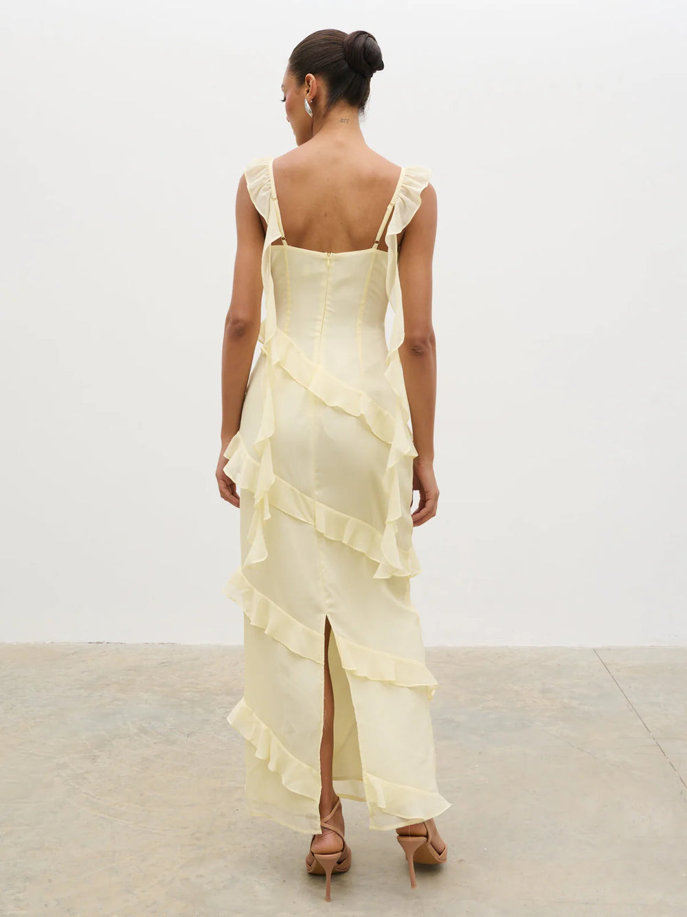 RUE RUFFLE MAXI DRESS