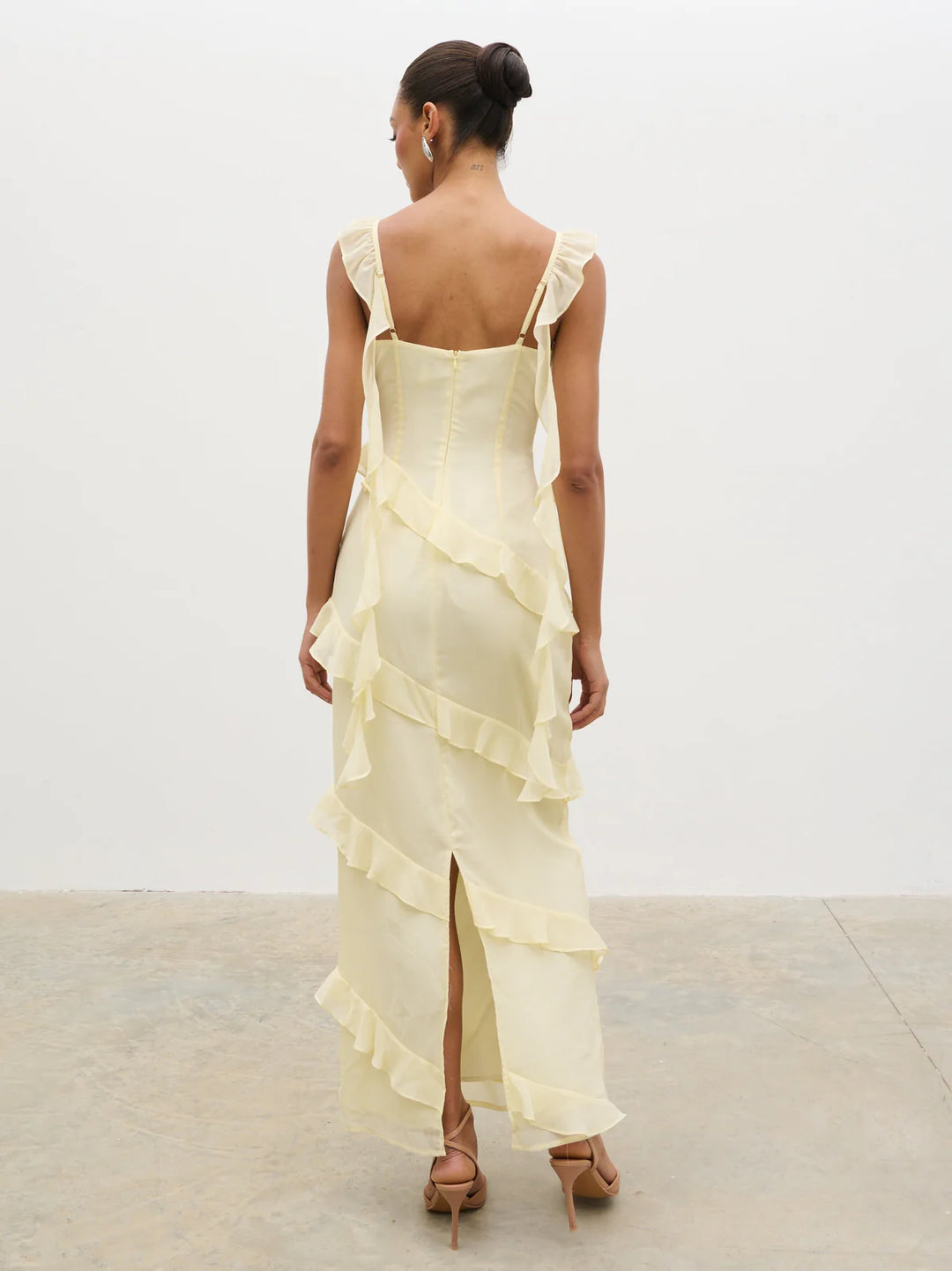 RUE RUFFLE MAXI DRESS