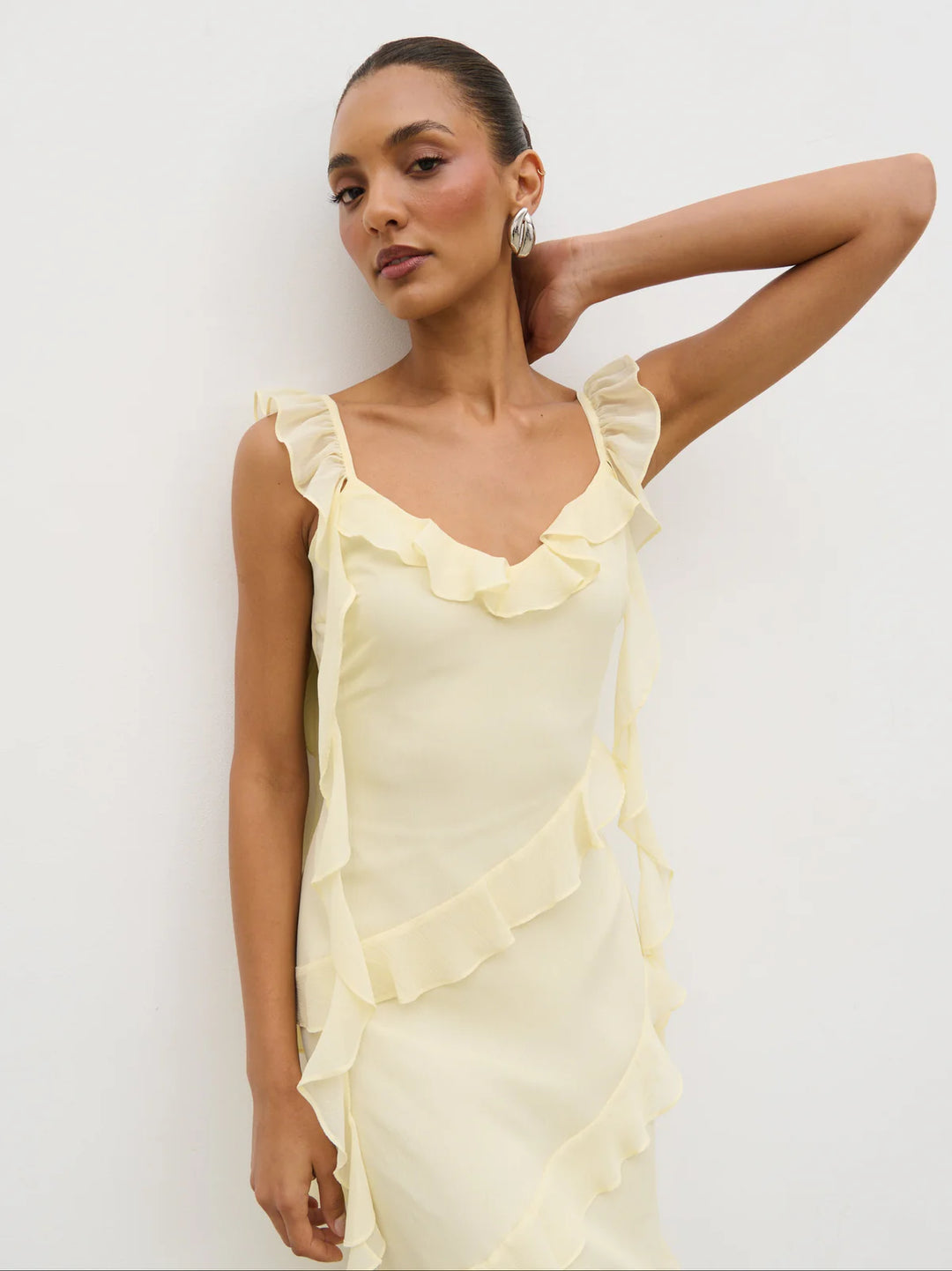 RUE RUFFLE MAXI DRESS