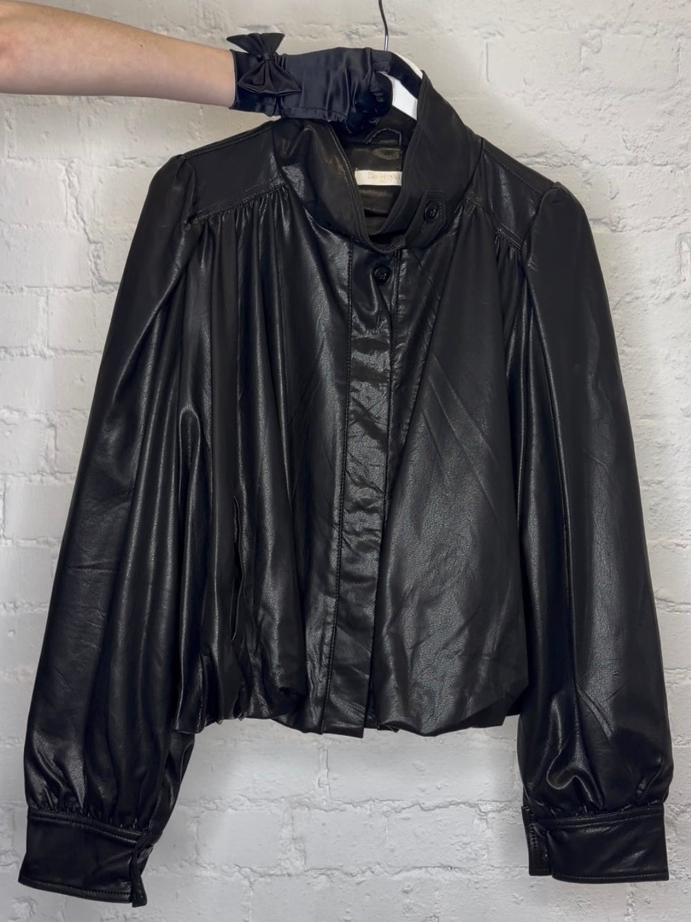 LEATHER LOOK JACKET