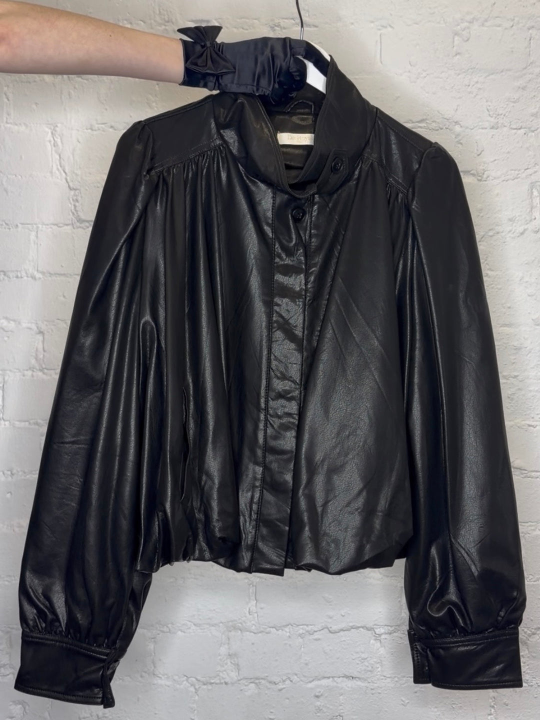 LEATHER LOOK JACKET