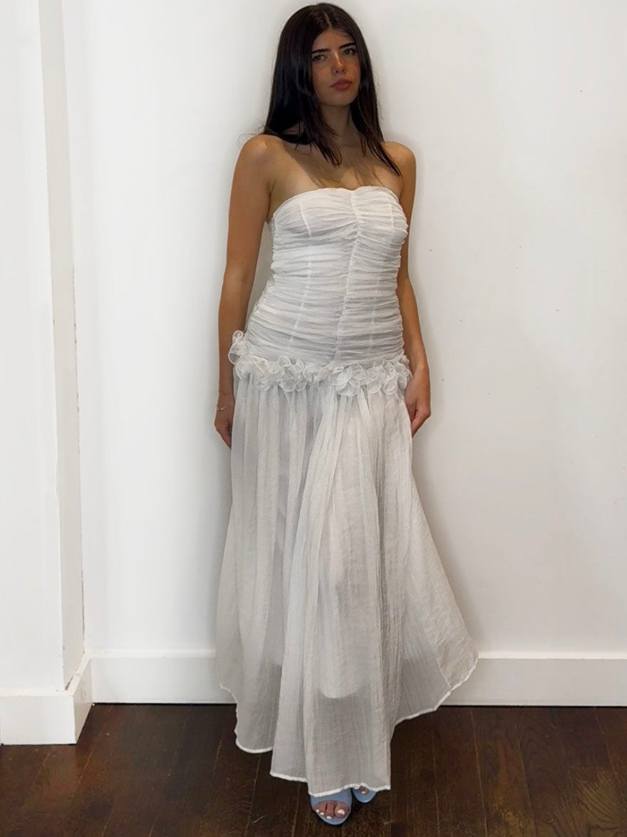 ADELE BUSTIER MAXI DRESS