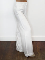TWILL DRAWSTRING PALAZZO