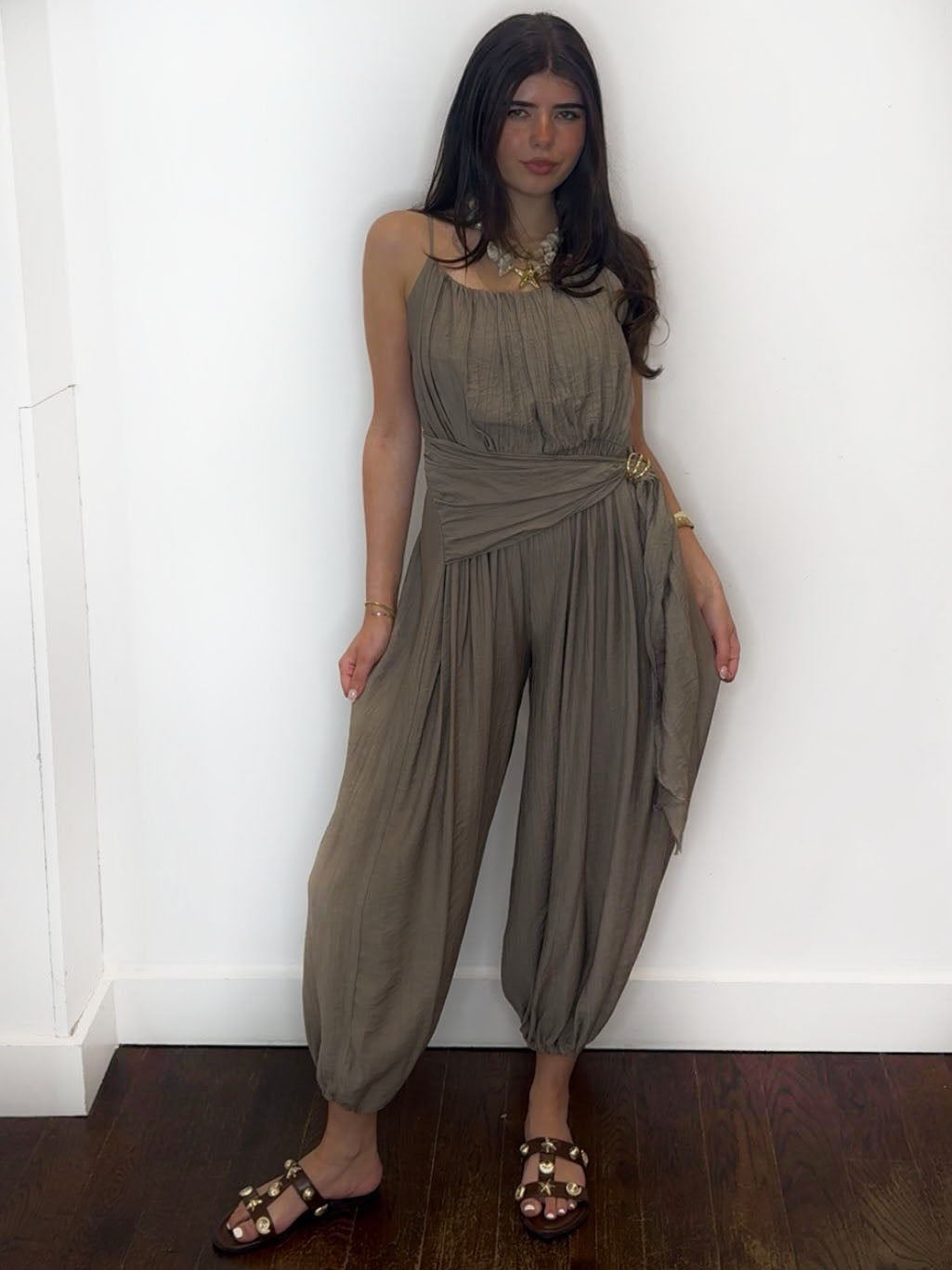 ROSALIE JUMPSUIT MOCHA