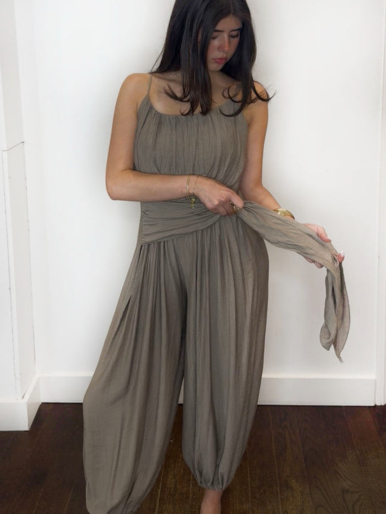 ROSALIE JUMPSUIT MOCHA