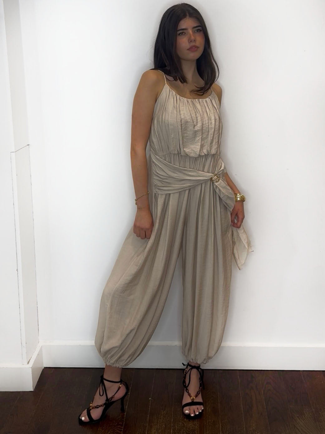 ROSALIE JUMPSUIT BEIGE