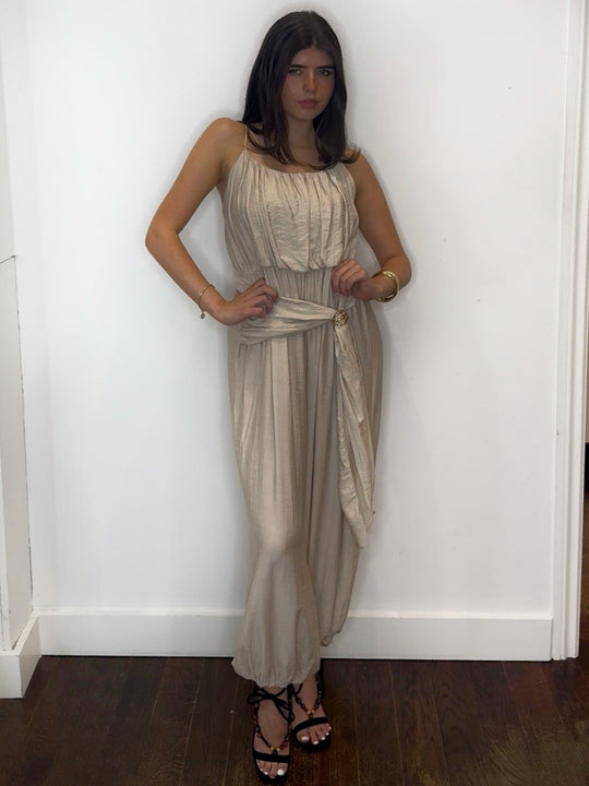 ROSALIE JUMPSUIT BEIGE