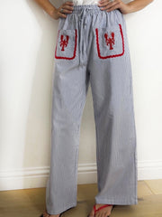 LOBSTER STRIPE PALAZZO