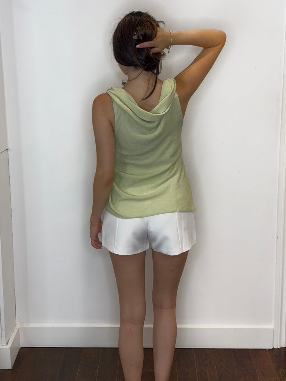 LARA DRAPE TOP MINT