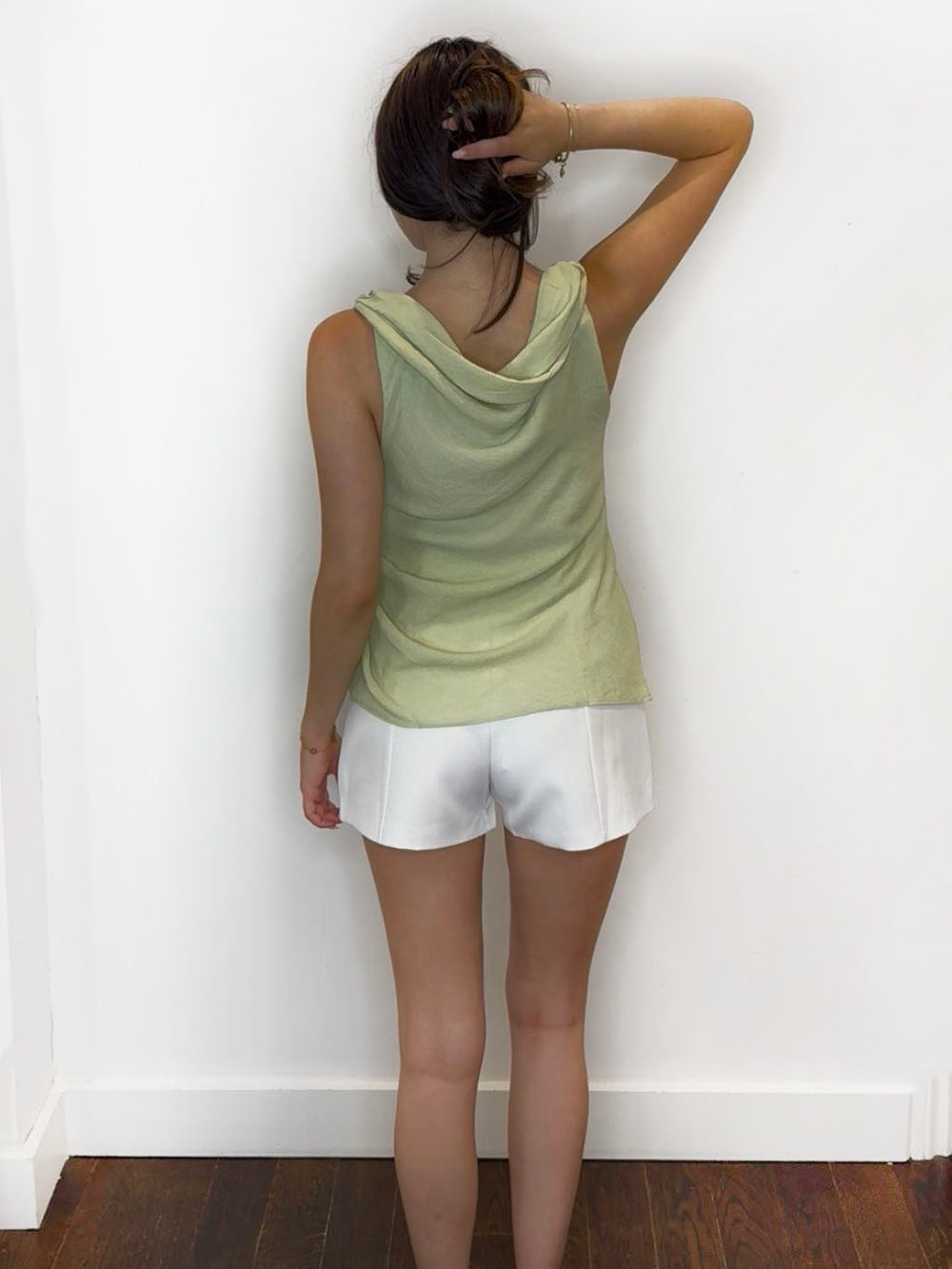 LARA DRAPE TOP MINT